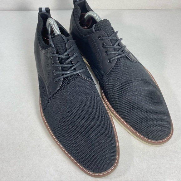Steve Madden Knit Lace Up Black Dress Casual Shoes; Men’s Size 10 M — Excellent! - Picture 7 of 15